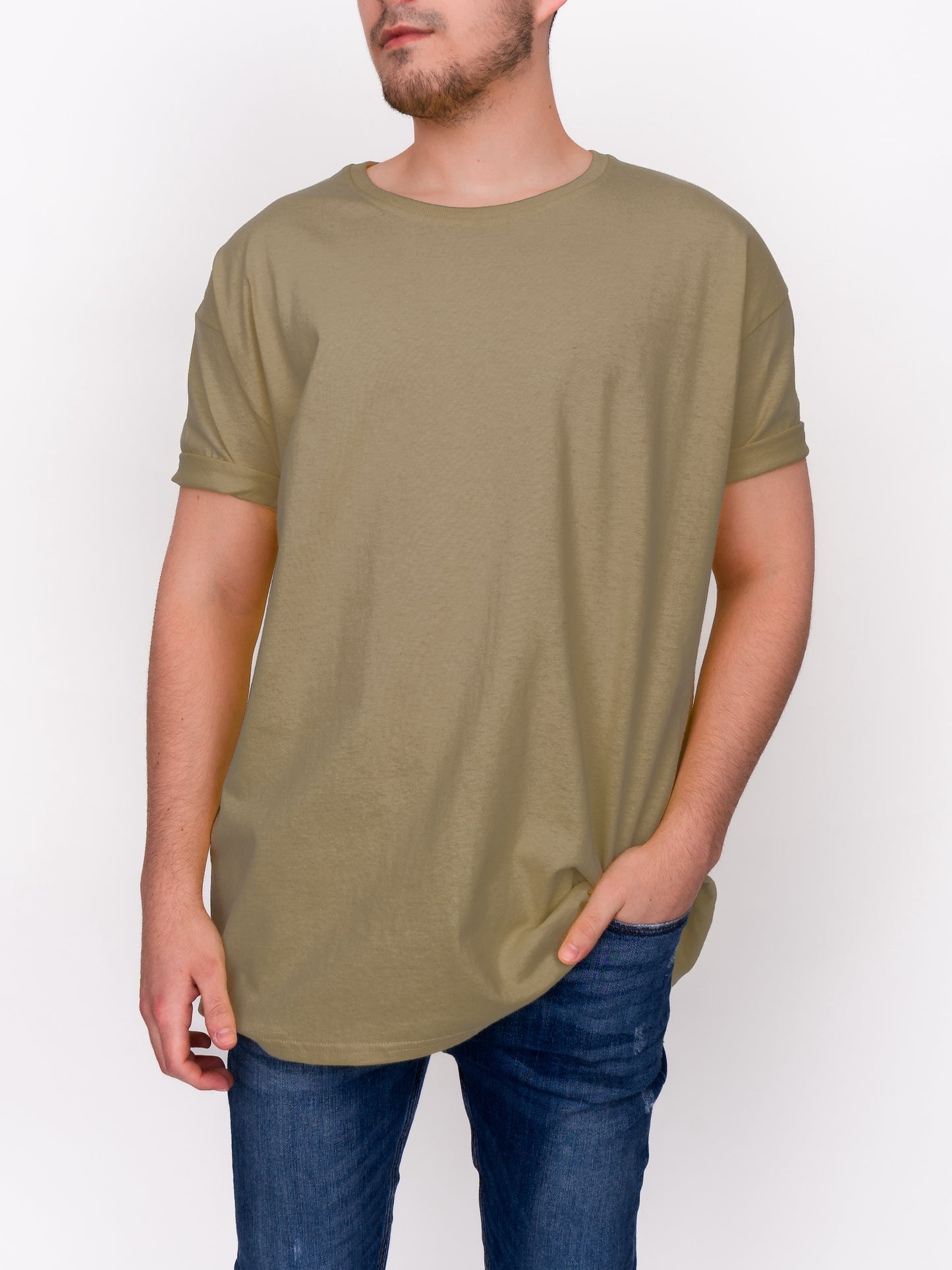Oversize T-Shirt - Olive - DEEP Clothing