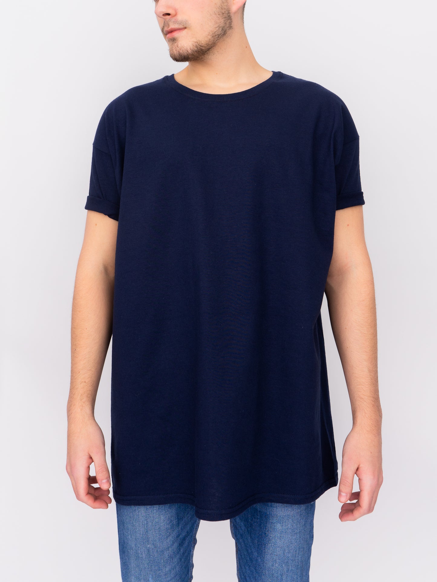 Oversize T-Shirt - Navy - DEEP Clothing