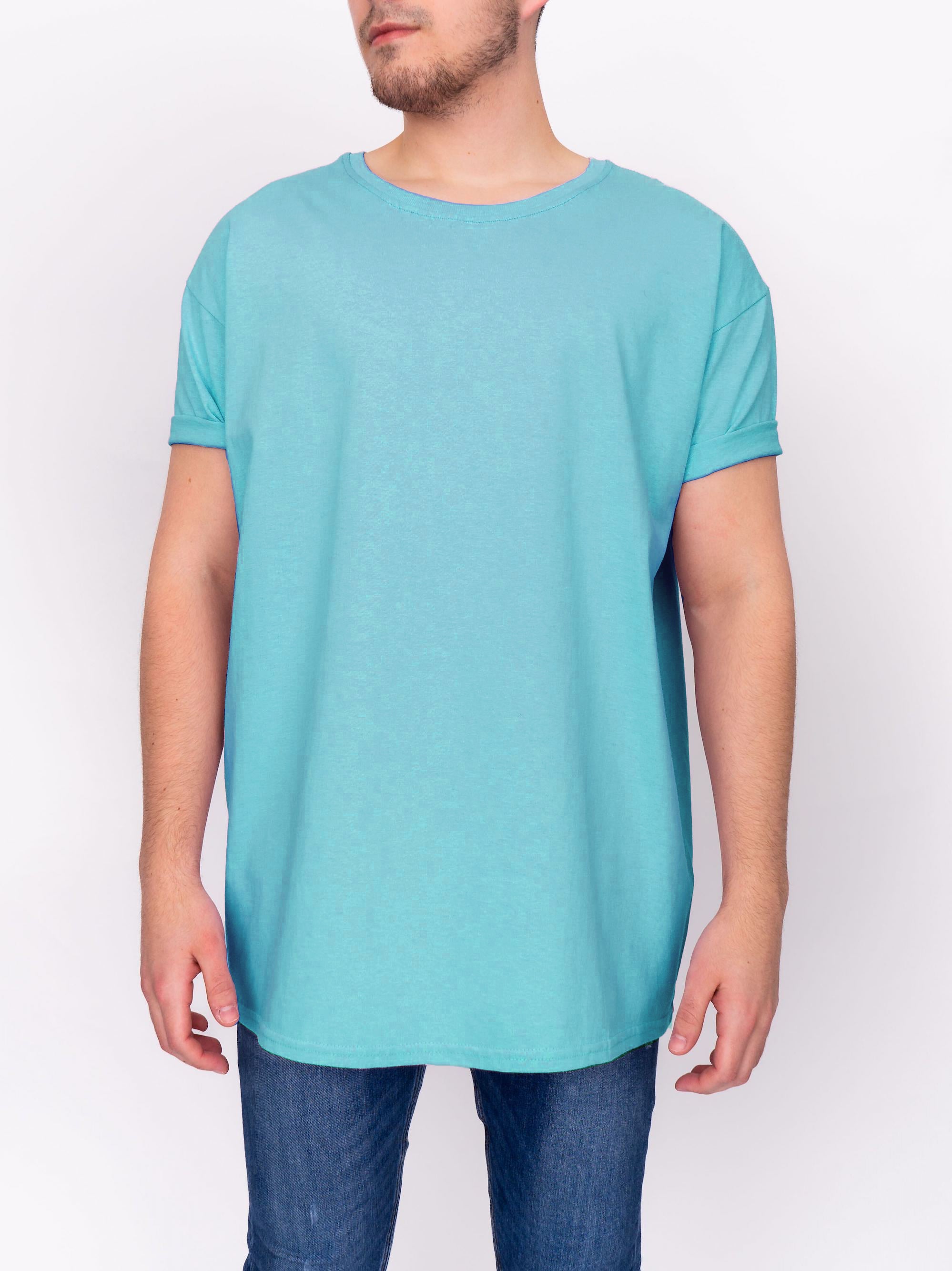 Oversize T-Shirt in Sky Blue - DEEP Clothing
