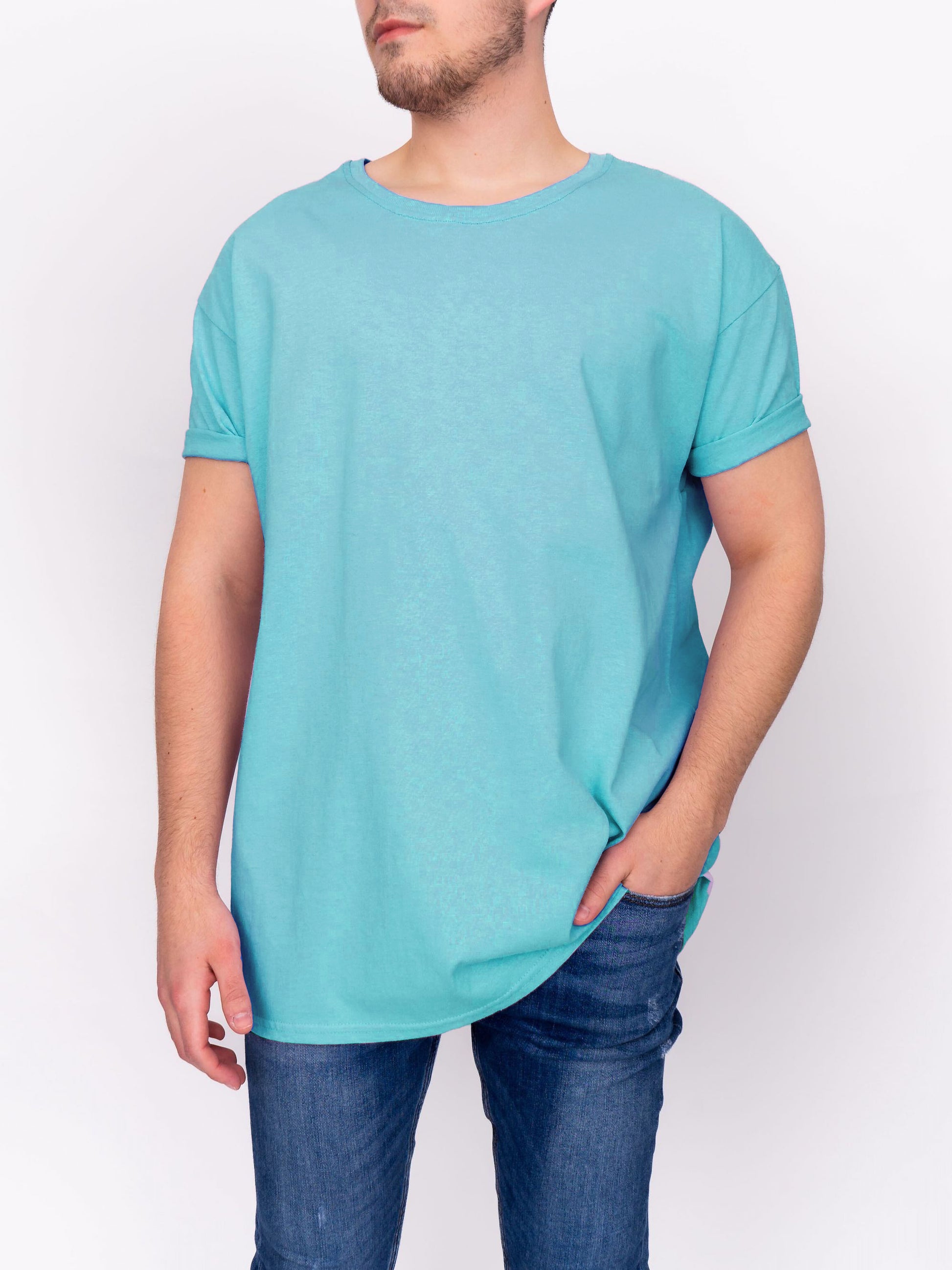 Oversize T-Shirt - Sky Blue - DEEP Clothing