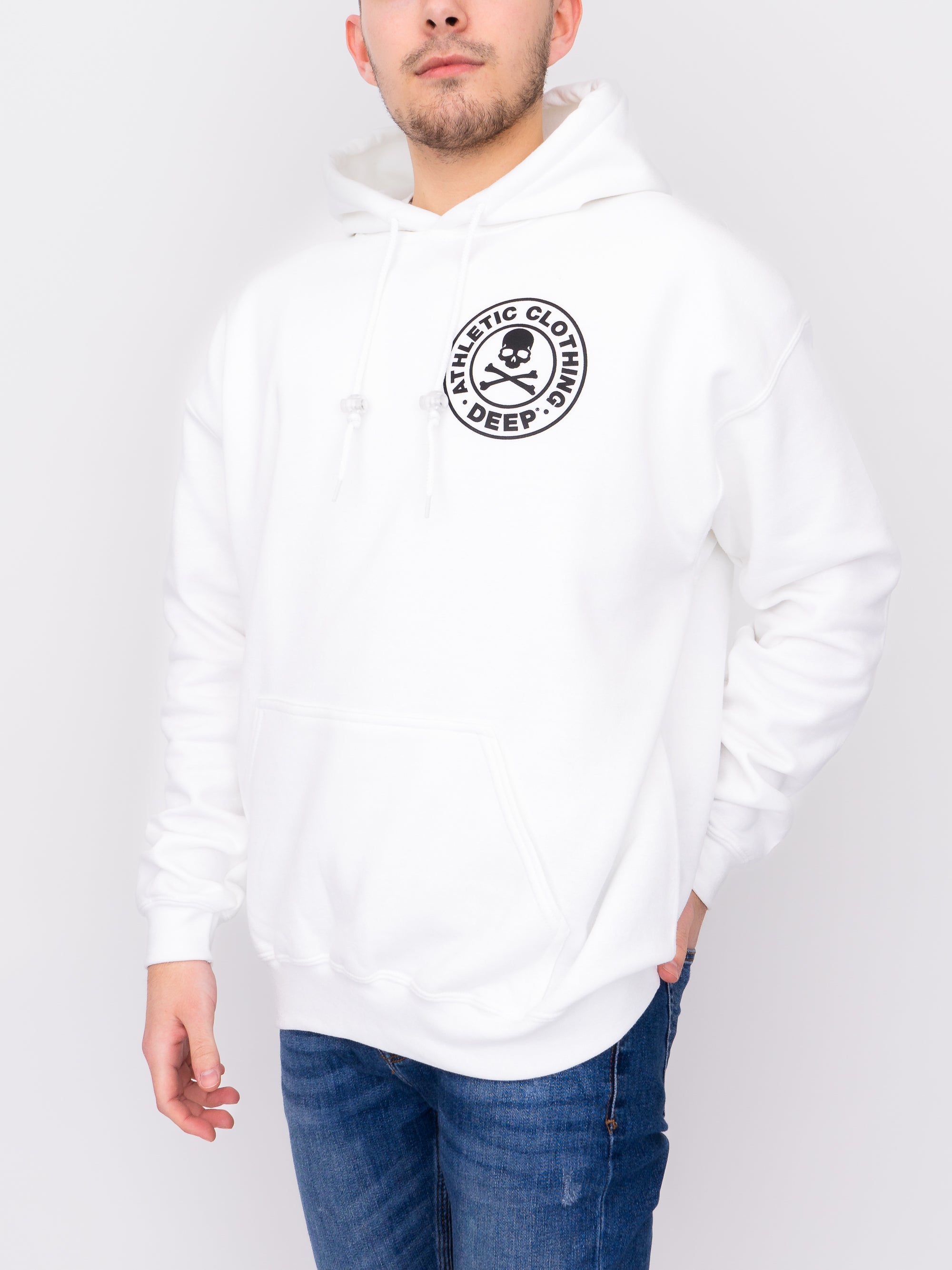 White best sale athletic hoodie