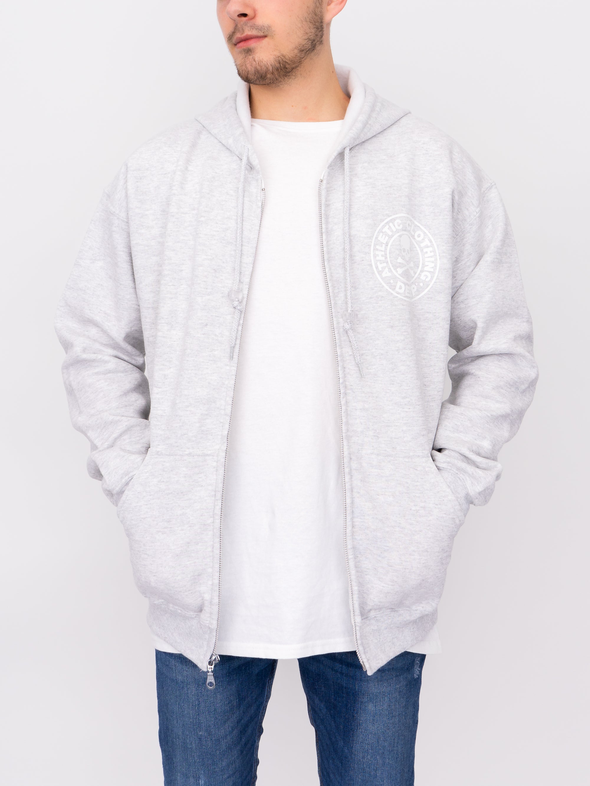 Athletic zip hoodie on sale