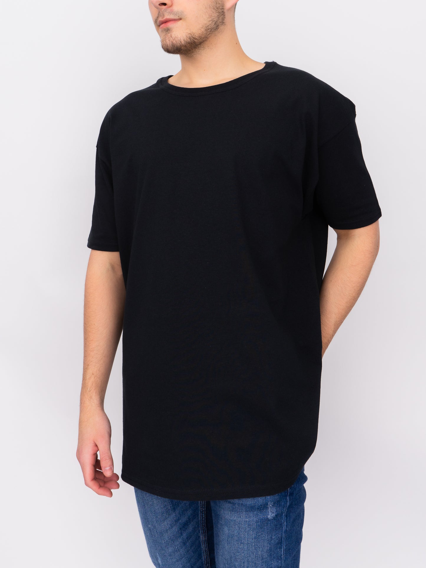 Oversize T-Shirt - Black - DEEP Clothing
