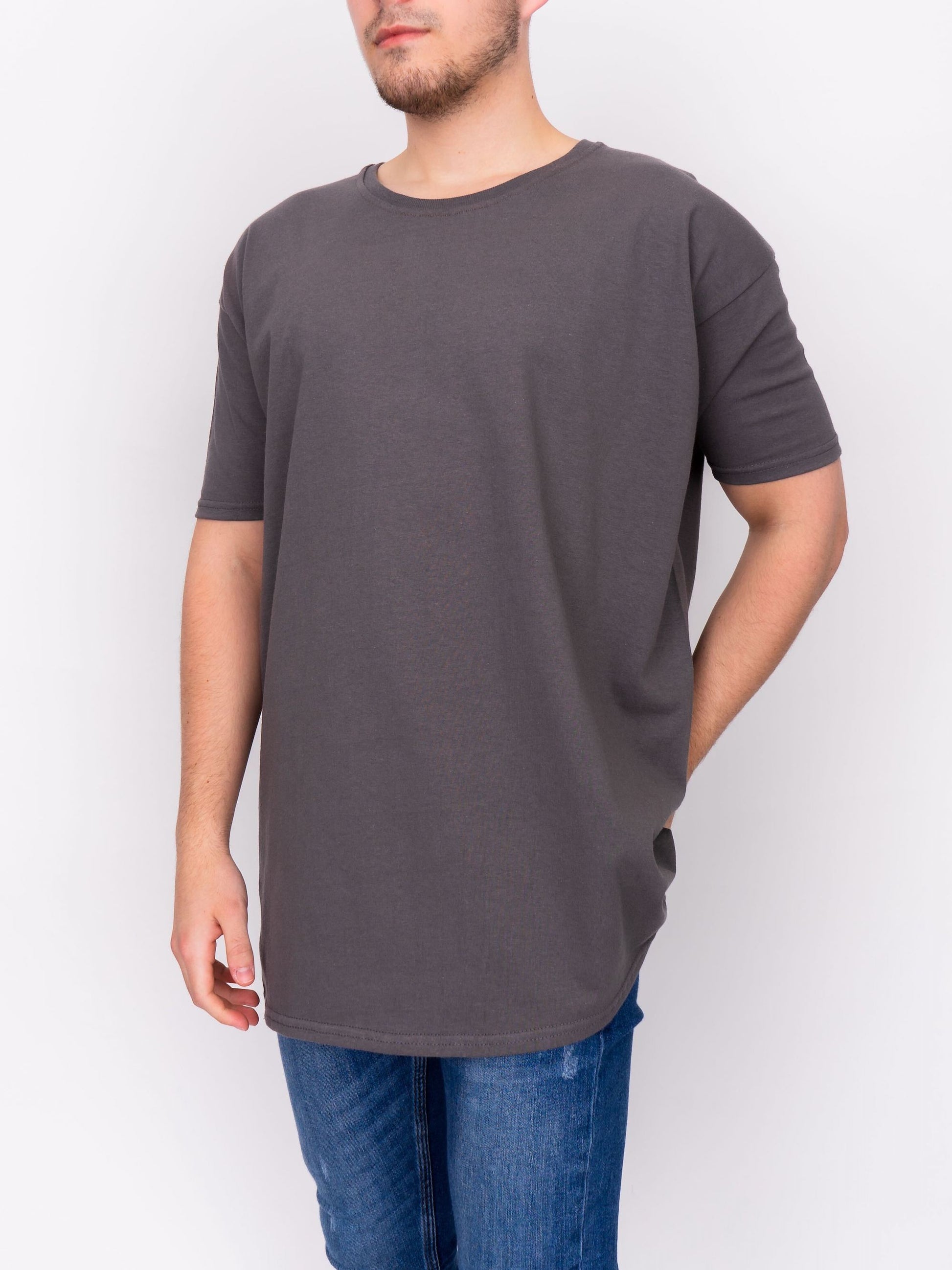 Oversize T-Shirt - Charcoal - DEEP Clothing