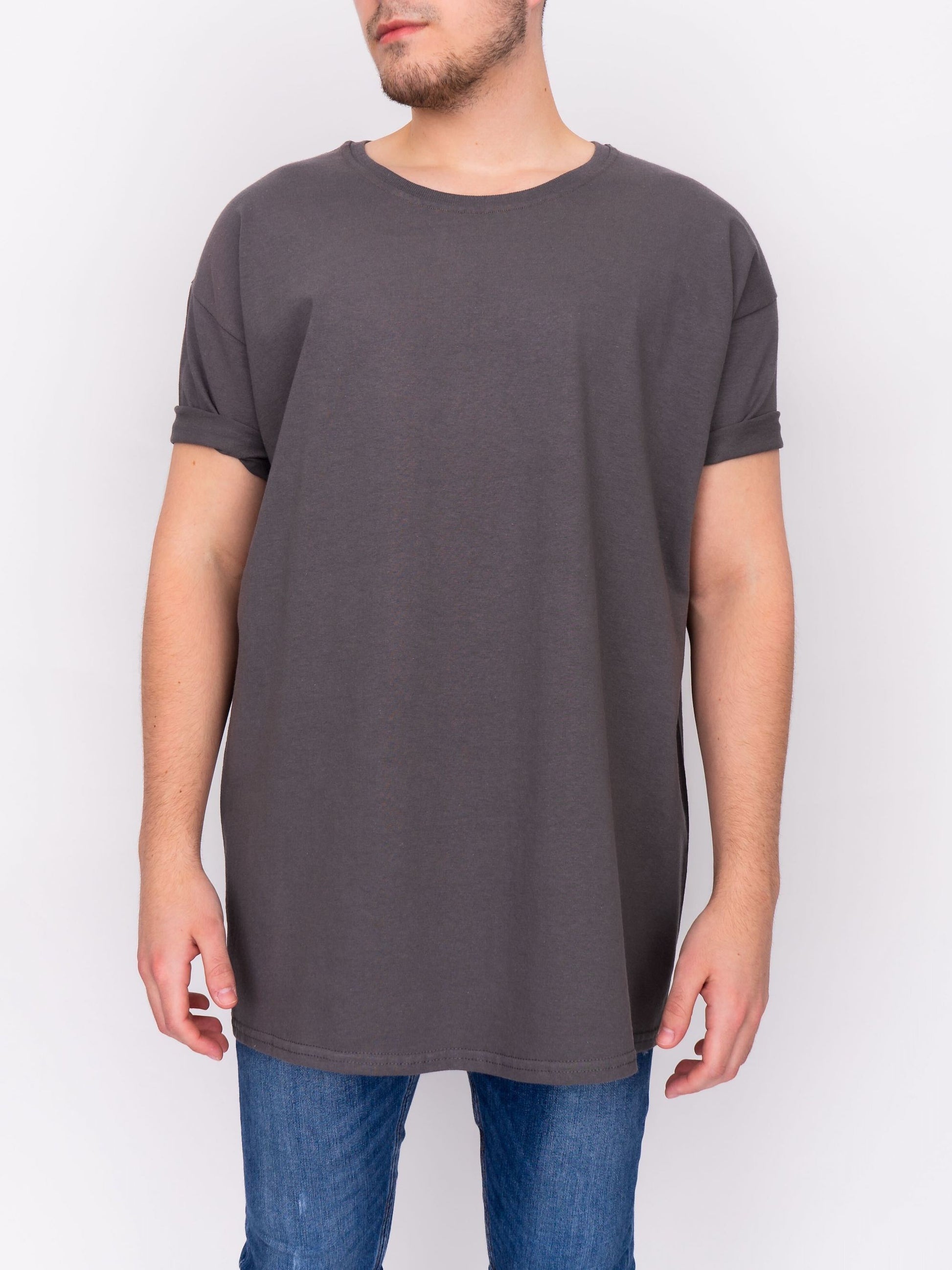 Oversize T-Shirt - Charcoal - DEEP Clothing
