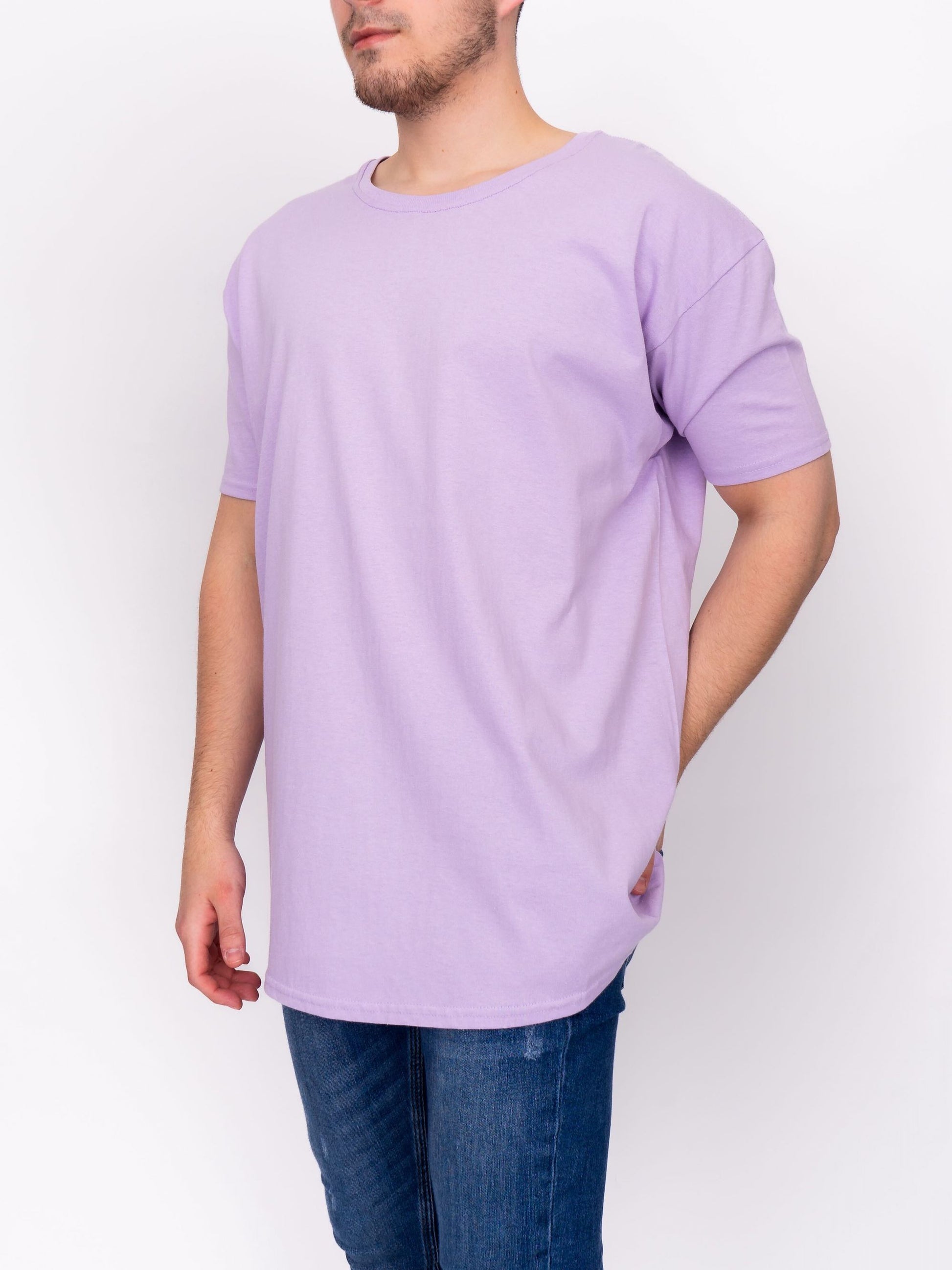 Oversize T-Shirt in Lilac - DEEP Clothing