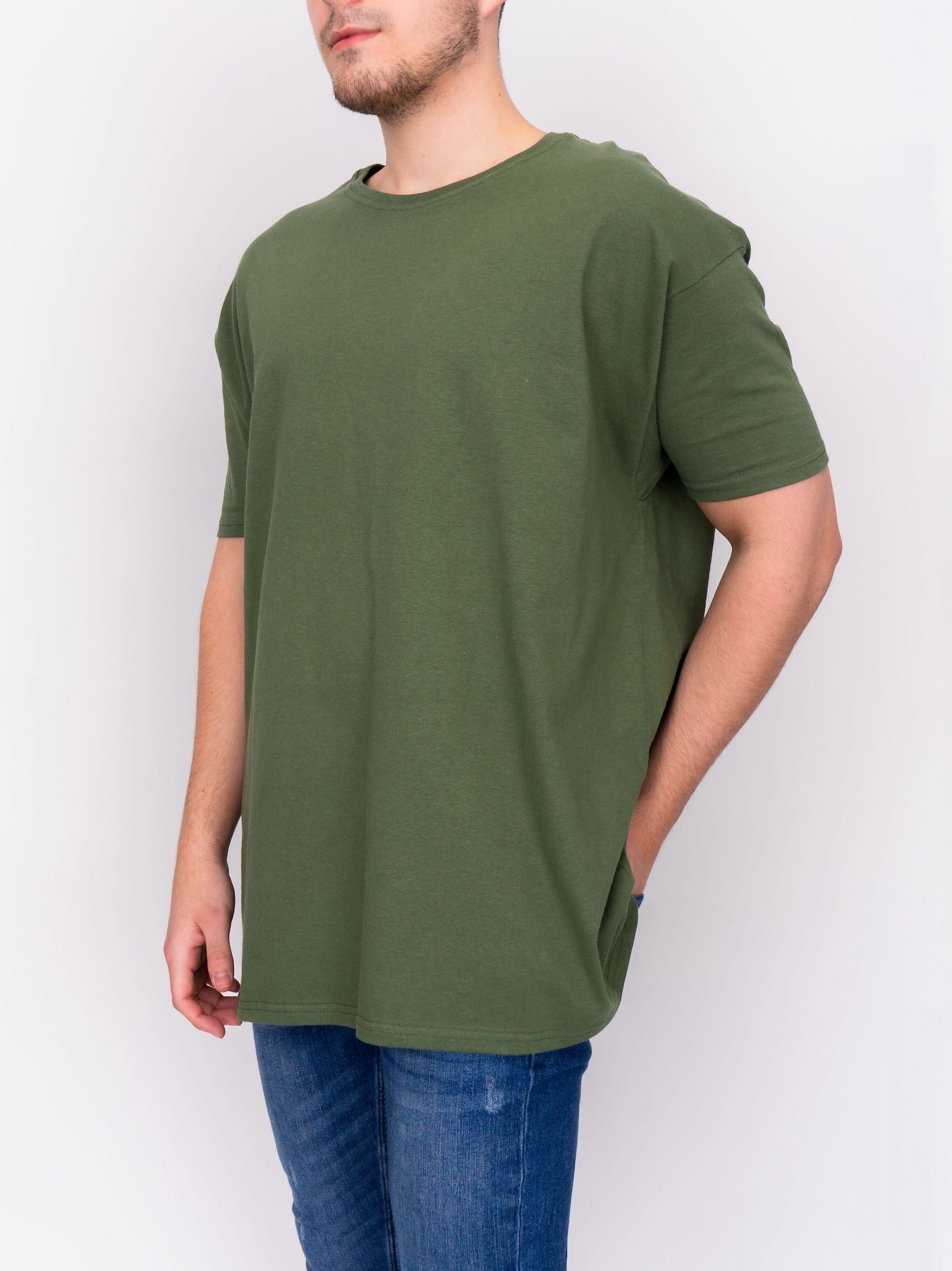 Oversize T-Shirt - Military Green - DEEP Clothing
