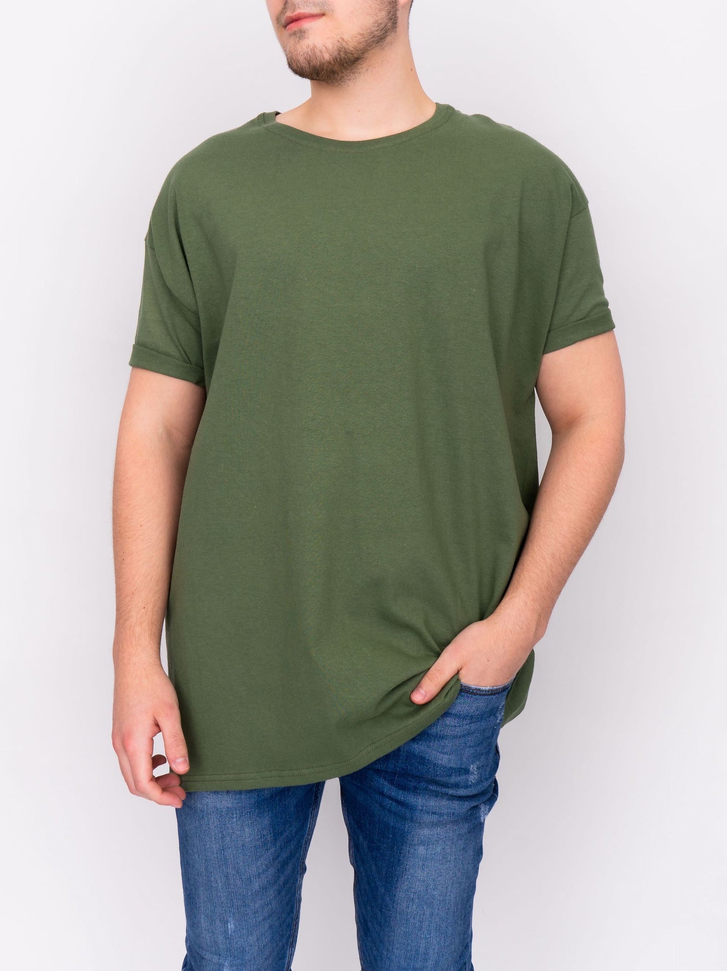 Oversize T-Shirt - Military Green - DEEP Clothing