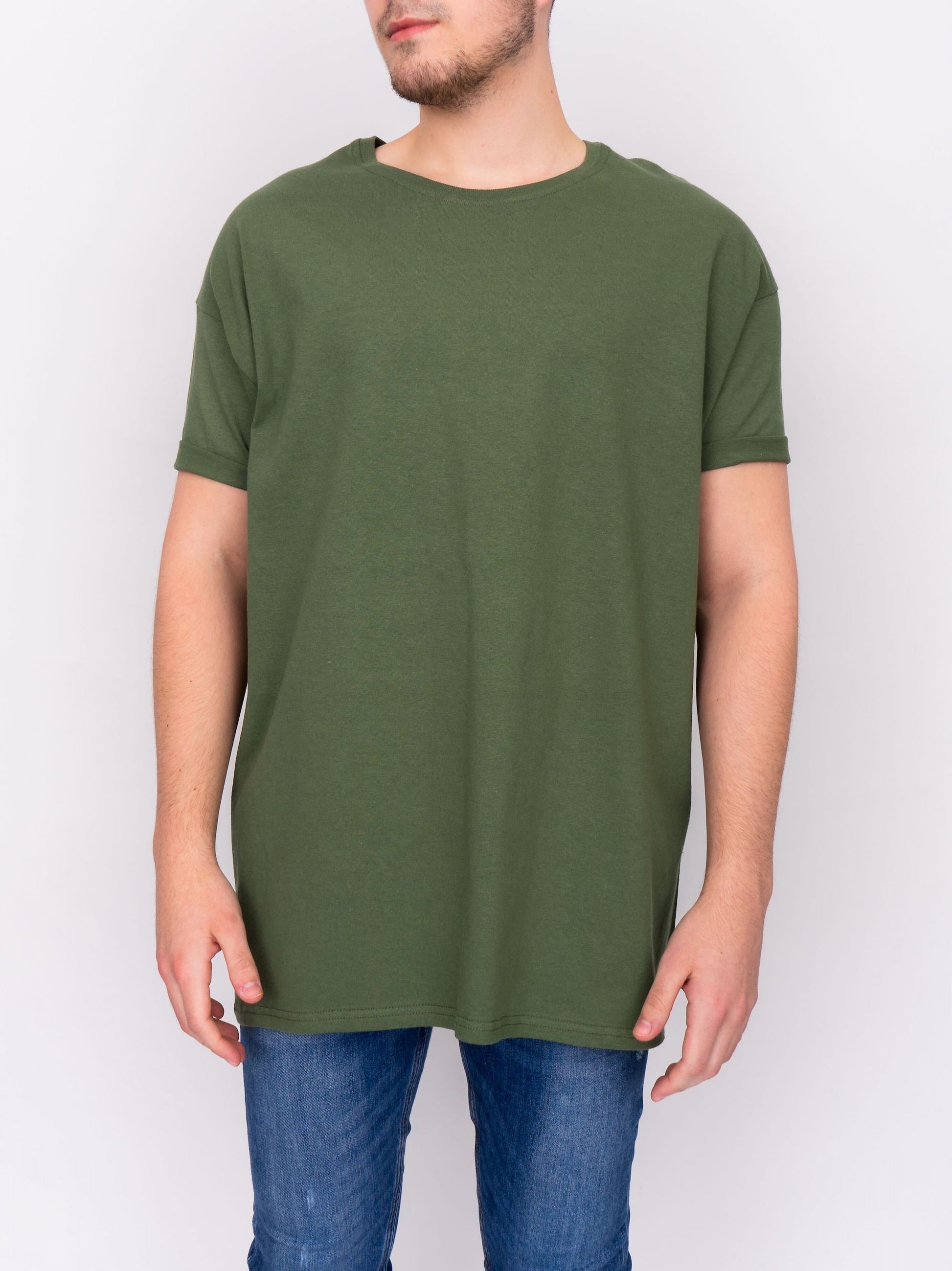 Oversize T-Shirt - Military Green - DEEP Clothing
