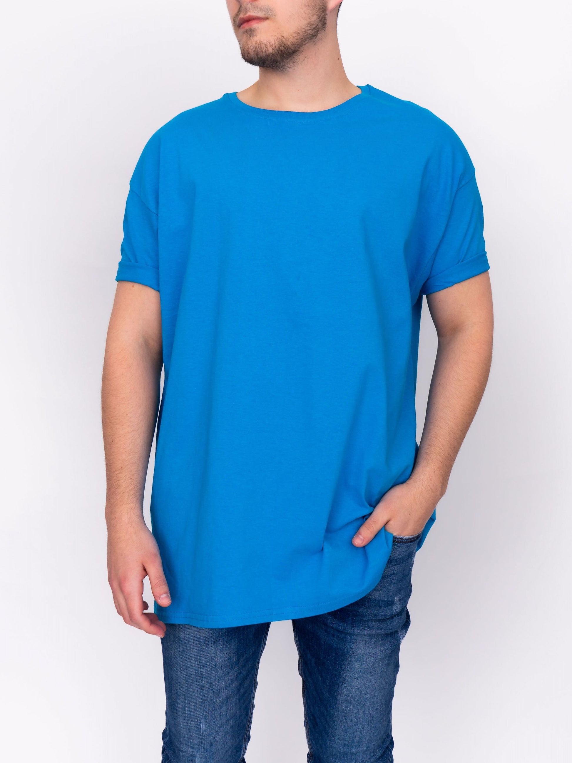Oversize T-Shirt - Sapphire - DEEP Clothing
