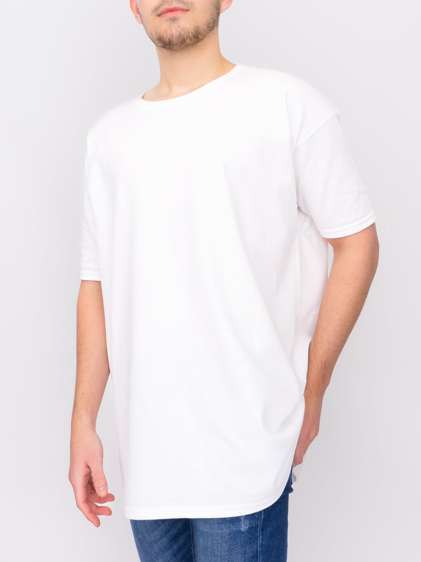 Oversize T-Shirt - White - DEEP Clothing