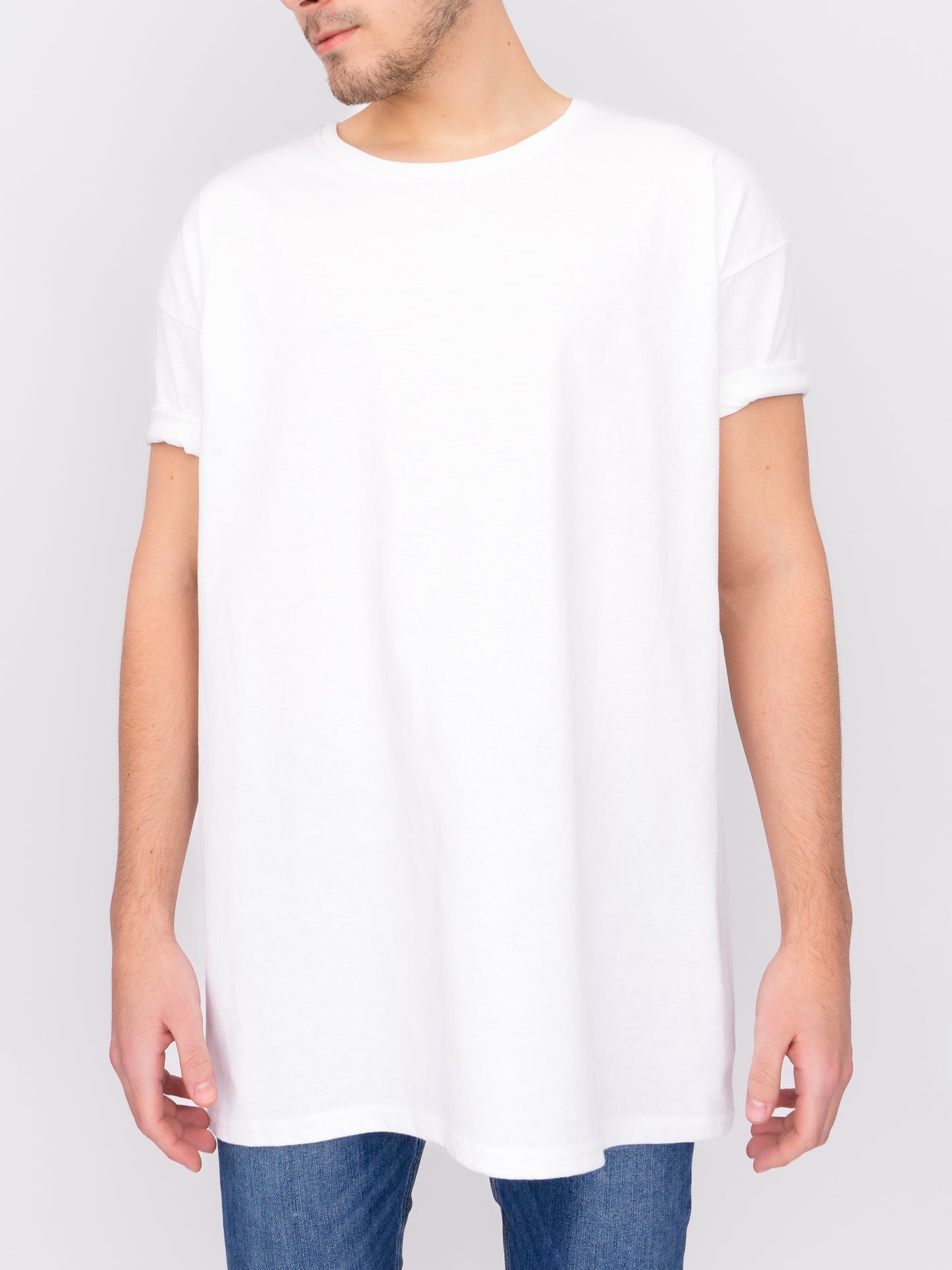 Oversize T-Shirt - White - DEEP Clothing