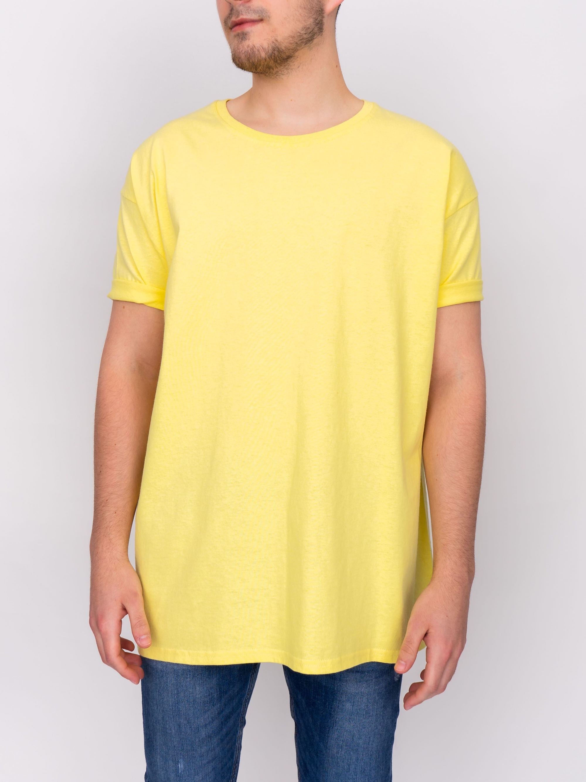Oversize T Shirt in Yellow DEEP Clothing